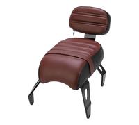 Generic Ajuste de Pasajero para Respaldo de Asiento de Repuesto para Indian Bobber 2018-2023, Ajuste de Cuero Duradero y Elegante para Asiento con Respaldo Corto, Fácil Instalación para Pasajeros,