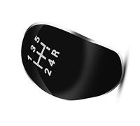 Generic Ajuste para Gear Shift Knob Cap Cover, Ajuste Duradero para Emblema Gear Knob Head Reemplazo para Coche de 5 Velocidades, Fácil de Instalar para Entusiastas del Automóvil