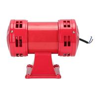 Generic Alarma de Motor, Sirena Eléctrica de Sonido Continuo de 135 DB de Doble Vía para Barcos Mineros, Aeropuertos, Voladuras, Aleación de Aluminio IP44