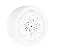 Generic Alarma de Sirena WiFi Inteligente Alimentada por USB con Sensor de Temperatura y Humedad Diseño Portátil Adecuado para la Protección del Hogar