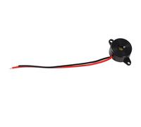 Generic Alarma Zumbadora Electrónica de 3-24 V, Sirena Piezoeléctrica para Computadoras, Impresoras, Juguetes, Color Negro, 23 Mm de Diámetro