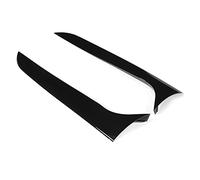 Generic Alerón Lateral Trasero para B8 Allroad 2009-2016 Reemplazo de Embellecedor de Ventana Trasera de Plástico ABS Alerón Lateral Trasero Negro Brillante Actualización de Ajuste Directo para