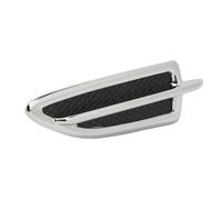 Generic Aleta Guardabarros Delantera Cromada Apta para Moldura de Ventilación Embellecedor de Inserción Elegante y Duradero para Escape 2013-2016 Fácil Instalación 1 Pieza (Izquierda)