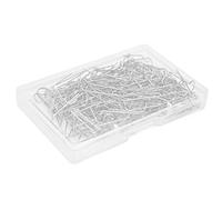 Generic Alfileres de Horquilla para Acolchar, Alfileres Dobles de Costura de Acero Inoxidable Resistentes en Forma de U, 200 Piezas para Cintas de Lazos (23mm 200 Piezas/Caja)