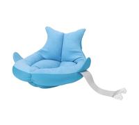 Generic Alfombrilla de Baño para Fregadero Infantil, Almohada Segura, Flotante, Transpirable, Correa de Hebilla Ajustable, Cojín para Bañera de bebé para Recién Nacido (BLUE)