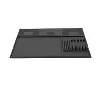 Generic Alfombrilla Magnética para Peluquero para Cortaúñas, Almohadilla Organizadora de Herramientas Antideslizante Profesional con 4 Imanes Fuertes para Salones y Barberías, 16,54x12,6 Pulgadas