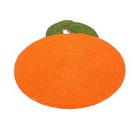 Generic Alfombrilla Rascadora Redonda para Gatos, Elegante Ventosa, Almohadilla Rascadora para Gatos, Diseño Compacto para el Hogar en Interiores, Material de Yute