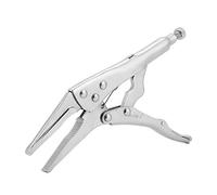 Generic Alicates de Bloqueo de Punta de Aguja de 9 Pulgadas Empuñaduras de Tornillo Llave de Sujeción de Mandíbula Herramienta de Soldadura, Construcción de Acero, Ergonómico para Reducir la Fatiga