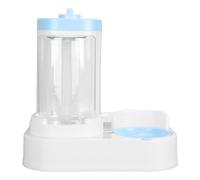 Generic Alimentador Automático de Agua de Gato, Exención de Agua de Alimentos de Gran Capacidad (Blue)