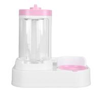 Generic Alimentador Automático de Agua de Gato, Exención de Agua de Alimentos de Gran Capacidad (Pink)