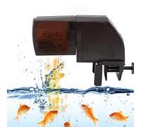 Generic Alimentador Automático de Pescado, Alimentador de Vacaciones de Pescado Automático de Alimentación Automática Inteligente LCD con Clamp/Holder para Acuario de Peces de Peces