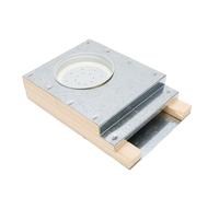 Generic Alimentador de Abejas de Entrada Frontal, Herramienta de Colmena Robusta y Fácil de Usar para Tarro de Vidrio de Agua Azucarada