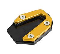 Generic Almohadilla de Ampliación de Soporte Lateral Duradera Apta para MT-25/MT-03, Soporte de Estacionamiento Seguro, para Ciclistas, Aleación de Aluminio CNC (GOLD)