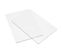 Generic Almohadillas de Corte Placa de Plástico de Policarbonato para Máquina de Estampado 22x15 Cm Superficie Transparente Duradera para Máquina de Troquelado y Estampado A5, 2 Piezas