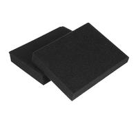 Generic Almohadillas de Espuma para Altavoces Pequeños, Aislamiento Acústico de Alta Densidad, 2 Piezas Negras, Soporte Estable y Multiángulo para Estudio de Grabación