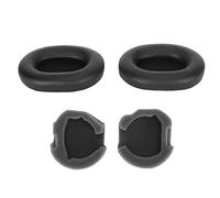 Generic Almohadillas de Espuma Viscoelástica de Cuero Proteico Suave para Auriculares Inalámbricos WH 1000XM5, Uso Cómodo, Paquete de 2 (Black)