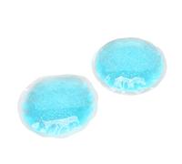Generic Almohadillas de Gel Ocular Reutilizables, Almohadillas de Enfriamiento de Ojos Azules de Hinchazón Redondo para Alivio del Ojo 1 par de Compresa Fría Caliente para Mujeres