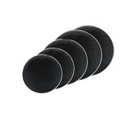 Generic Almohadillas de Práctica de Tambor Profesionales, Almohadilla de Tambor Silenciosa de Doble Cara, Práctica Y Silenciosa, 5 Uds, 10 12 14 14 18 pulgadas