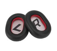 Generic Almohadillas de Repuesto de Cuero Proteico Suave con Espuma de Alta Densidad para Auriculares Backbeat Pro 2 SE Voyager 8200 UC (Negra)