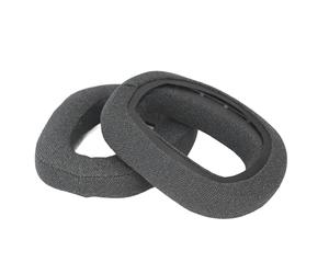 Generic Almohadillas de Repuesto de Espuma Viscoelástica Suave y Cómoda para Auriculares Zone 100, 2 Cojines de Tela de Lino y Algodón (Black)