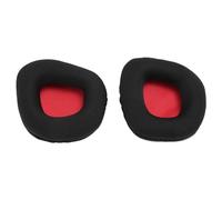 Generic Almohadillas De Repuesto para los Oídos, Cómodas Almohadillas De Aislamiento De Ruido para Void Wireless Pro USB, 2 uds. De Espuma De Alta Densidad (Malla roja)