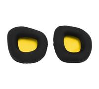 Generic Almohadillas De Repuesto para los Oídos, Cómodas Almohadillas De Aislamiento De Ruido para Void Wireless Pro USB, 2 uds. De Espuma De Alta Densidad (Malla Amarilla)