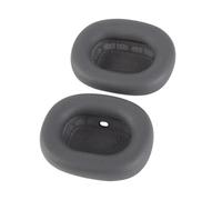 Generic Almohadillas de Repuesto para MAX, Orejeras de Cuero Proteico Suave para una Comodidad Duradera, 2 Almohadillas para Auriculares (Black)