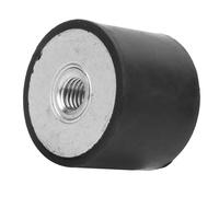 Generic Amortiguador Aislador de Bobina Antivibración de Montaje de Goma de Rosca Hembra de de 4 Piezas para Compresores de Aire Motores de Gasolina Bombas de Agua Máquinas de Soldar, DE40*30 M10