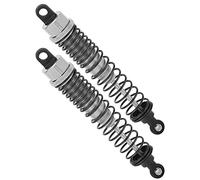 Generic Amortiguador RC Ajustable de 110 Mm, Amortiguador de Metal para una Conducción Estable, Apto para Slash 2WD, 2 Piezas (SILVER)