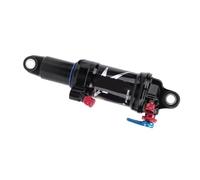 Generic Amortiguador Trasero para Bicicleta de Montaña, AL7050 Amortiguador Ajustable Negro para Bicicleta de Montaña Hecho de Acero con Eje Interior para una Conducción Segura