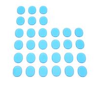 Generic Amortiguadores de Tambor, Almohadillas Reductoras de Golpes de Silicona para un Sonido Ideal en Cualquier Lugar, Juego de 30 (BLUE)
