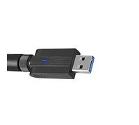 Generic Amplificador de Doble Banda USB3.0 Amplificador de Banda Dual 1200m Tarjeta de Red para, Alta Velocidad 867 Mbit/S / 300 Mbit/S, Adecuada para Juegos en Línea, Plástico + Metal (Black)