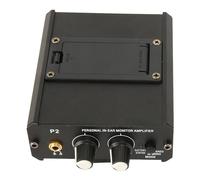 Generic Amplificador de Monitor Compacto, Amplificador de Auriculares 2 Canal sin Retraso de 100-240V Mono Estéreo Cambiante para Studio (Enchufe de la UE)