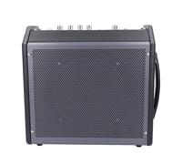Generic Amplificador de Tambor Electrónico, Dos Canales de 3,5 Mm Aux en la Interfaz Amplificador de Batería Eléctrica BT 110-240V para Guitarras Eléctricas (Enchufe de la UE)