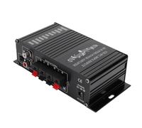 Generic Amplificador para Automóvil de 30 W con Entradas Estéreo AV y de 3,5 Mm para Máxima Conectividad y Sonido Claro en Vehículos con Diseño Que Ahorra Espacio