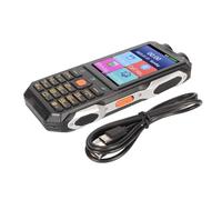 Generic Ancianos Mobilephone, Gran Botón de 4 Pulgadas que Se Muestra Pantalla Vocal 4G Teléfono Móvil Básico con una Batería de 18000 MAh para Hacer una Llamada Telefónica para 7.0 (BLACK)