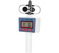 Generic Anemómetro Digital Portátil con Pantalla LCD para Instrumento de Enseñanza de Geografía de 24,7 Cm de Largo