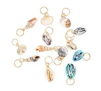 Generic Anillo de Cuentas para Rastas, Pinzas para Trenzas de Pelo, Decoración de Mo para Eventos, Paquete de 13 de Acero Inoxidable