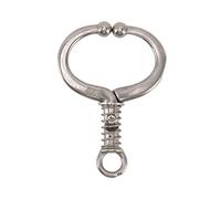 Generic Anillo de Nariz de Abrazadera de Anillo de Ganado de Acero Inoxidable para Ganado, Diseño a Prueba de Arañazos, Restringir el Movimiento del, Tracción Estable, Ideal para la Cría de, 1 X