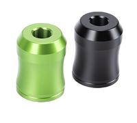 Generic Anillo de Tornillo Magnético Fuerte, Aleación de Aluminio de Alta Dureza para Brocas de Vástago Hexagonal de 6,35 Mm para Carpintería y Mantenimiento de Electrodomésticos (2 Piezas, negro)