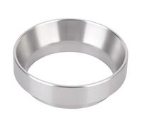 Generic Anillo Dosificador Universal de Aleación de Aluminio Plateado de 58mm para Accesorios de Molienda de Precisión de café