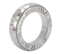 Generic Anillo Háptico de Metal Hecho a Mano, Anillo Deslizante Giratorio para Aliviar el Estrés, Usos Infinitos para Interacciones Sociales, Tamaño Compacto, 1 Pieza para Coleccionistas