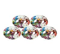 Generic Anillos de Entrenador de Fuerza de Agarre de Silicona para Entrenamiento de Rehabilitación de Manos, Anillo de Agarre Manual Redondo de 5 Piezas para Alivio del Estrés, Adecuado para Todas