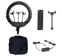 Generic Anillos de Luz LED Bicolor Portátiles de 18" con Control Profesional para Tutoriales de Maquillaje, Adecuados para Fotografía de Productos, 416 Cuentas LED para una Iluminación Favorecedora