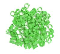 Generic Anillos de Plástico Numerados para Patas de Paloma, Duraderos y Reutilizables, para Palomas con Letras, 100 Unidades, 8 Mm, para Pájaros Adultos, 400 G, Color Rosa (GREEN)