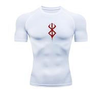 Generic Anime Camiseta De Compresión para Hombre Fitness Sport Running Tight Camisetas De Gimnasia Entrenamiento Atlético Tops De Secado Rápido Camiseta Verano,18,L