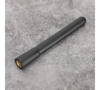 Generic Antena Corta para Automóvil Antena de Señal Elegante para una Mejor Recepción Am/FM para la Mayoría de los Automóviles con Soporte de en Espiral para Entusiastas del Automóvil Aluminio Negro