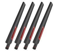 Generic Antena WiFi 8dBi de Alta Ganancia Omnidireccional Potenciador de Cobertura para Enrutador RT-AC68U AC15 AC3200, Juego de 4 para Mejorar la Señal Inalámbrica 7,6 Pulgadas Material ABS