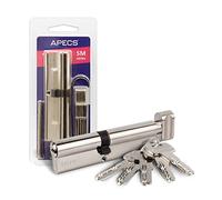 Generic APECS SM-100 40C/60 -C - Cerradura cilíndrica de 40/60 mm para cerradura de puerta frontal con 5 llaves