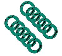 Generic Arandela de fibra verde de alta temperatura de 1,27 cm, paquete de 10